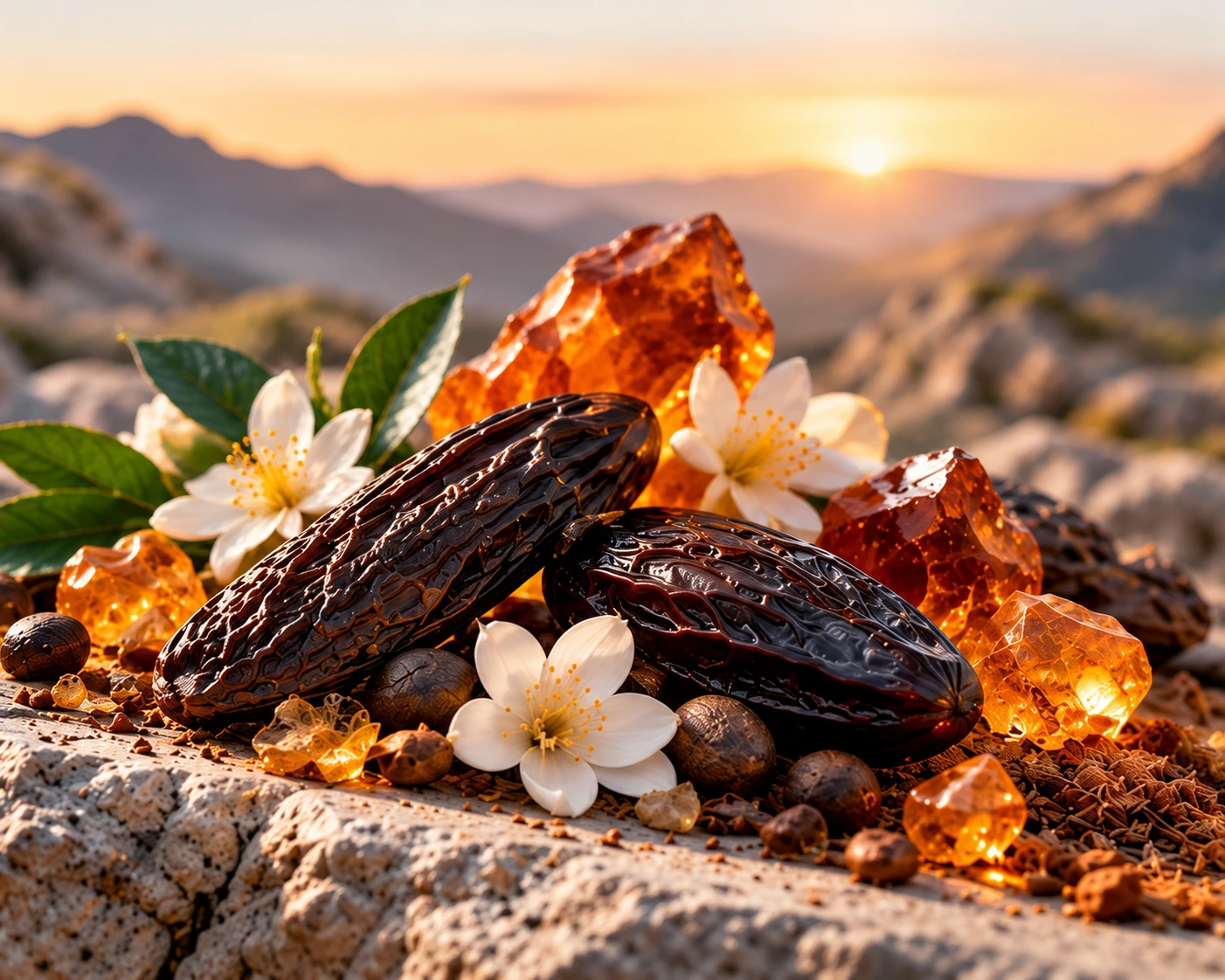 THE HEART — Velvet tonka bean adds creamy sweetness while amber brings depth and radiance, creating an addictive and comforting character.
